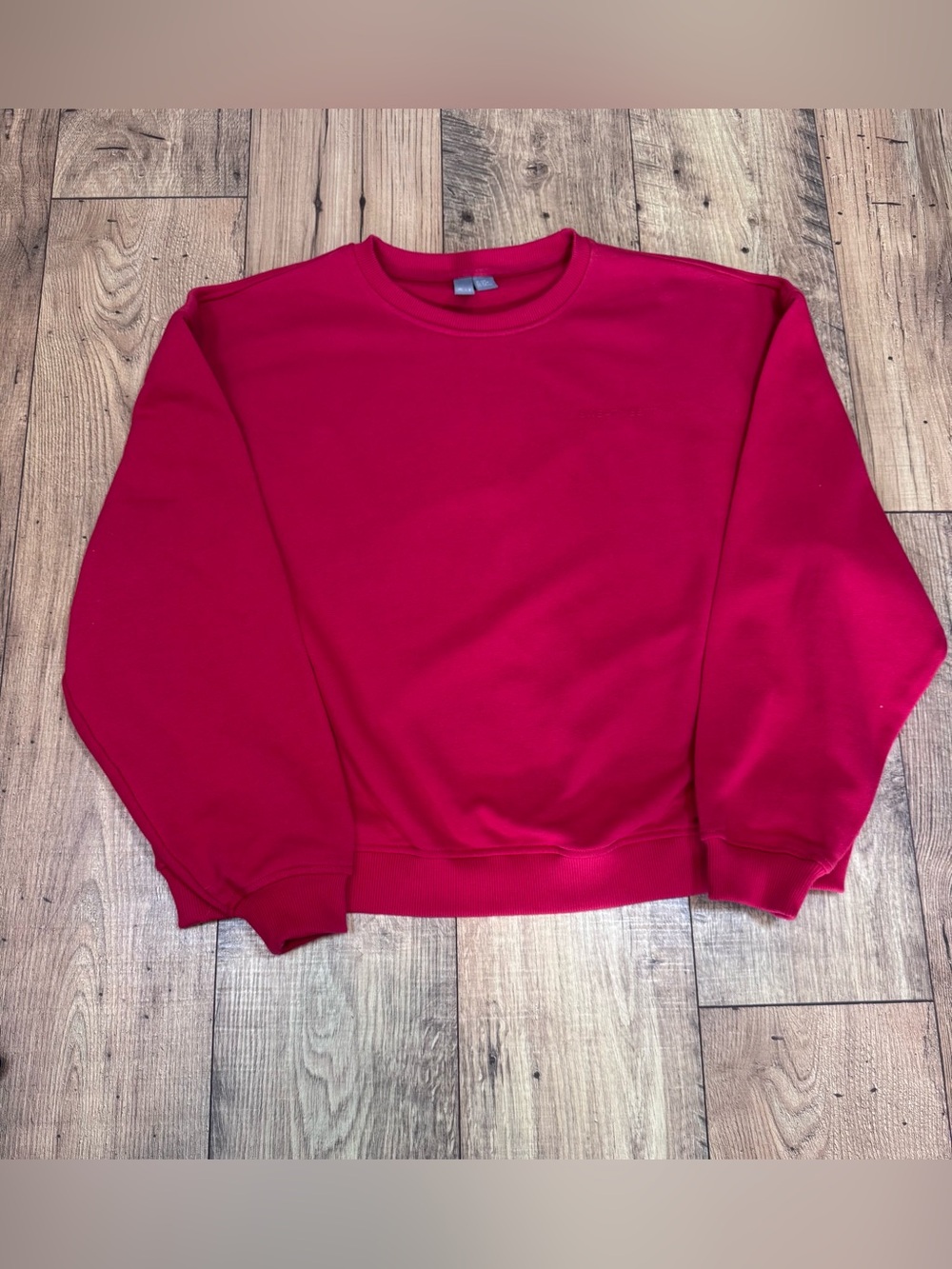 Sweaty Betty Essentials Sweatshirt Raspberry Red Size S/M Athleisure,Clean Girl